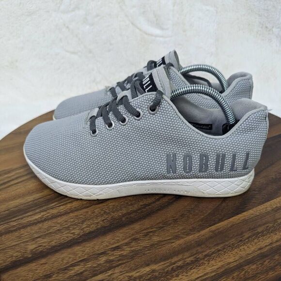 Nobull Superfabric Trainers Men's Size 7 Women’s 8.5 Workout Shoes Gray - Picture 4 of 12